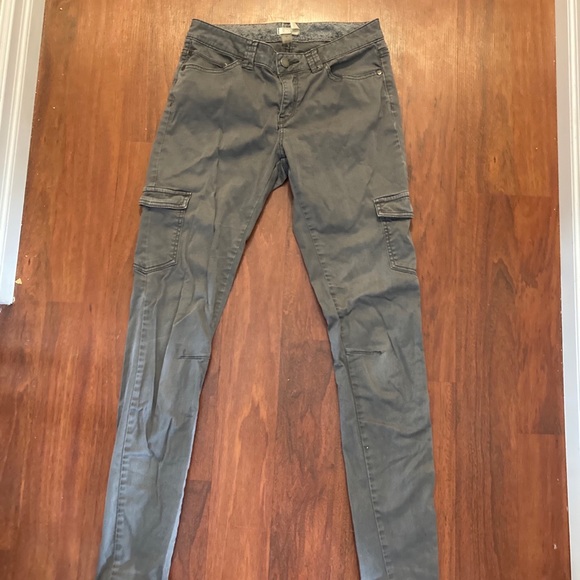 Roxy ladies gray skinny pants 27 - Picture 2 of 4